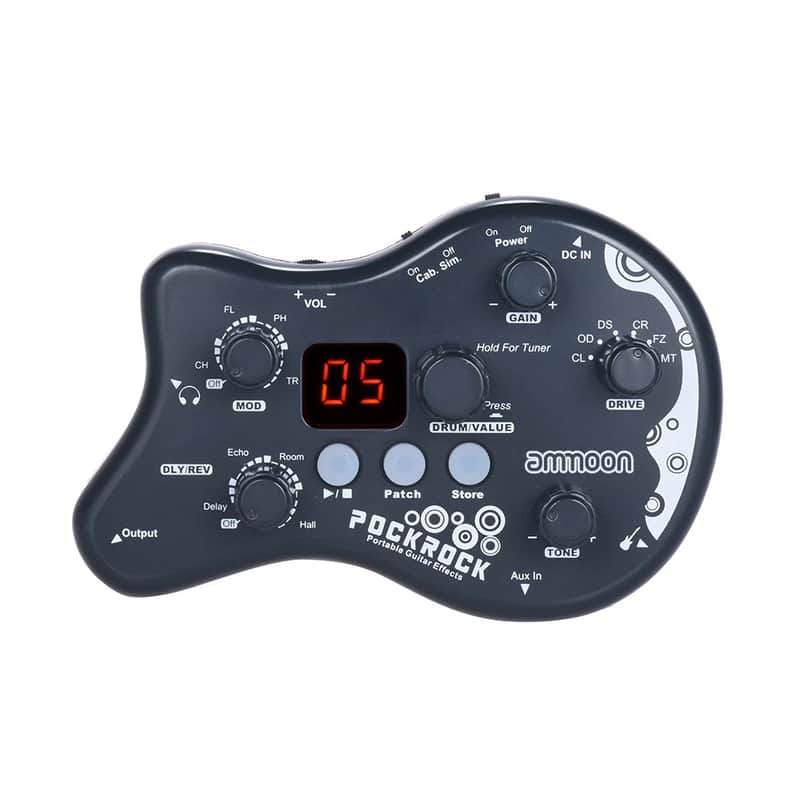 New Mini Pedal Multi-effects Processor 15 Effect Types 40 Drum Rhythms Tuning image 1