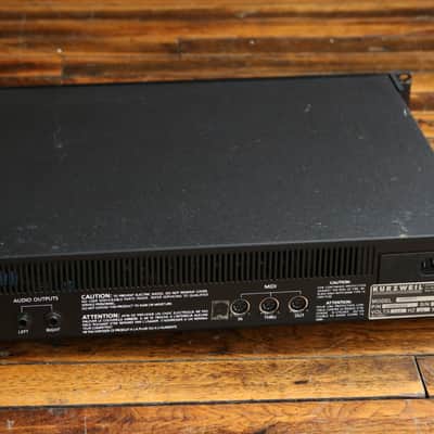 Kurzweil 1000 Series Rackmount Digital Expander Sound Module 1988 - 1992 - Black image 5