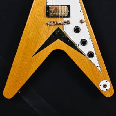 Gibson Custom Shop '59 Reissue Korina Flying V from 2003 in Natural with orinigal hardcase image 3