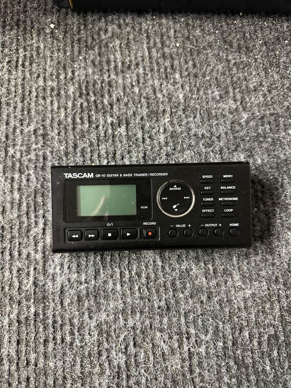 TASCAM GB-10 Guitar/Bass Trainer with Recorder 2010 - Present - Black image 1