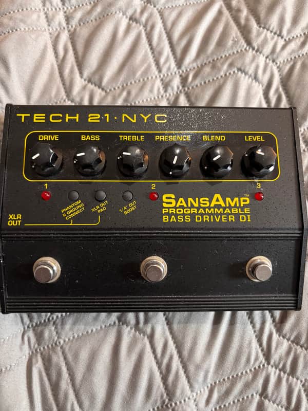 Tech 21 Sansamp Programmable Bass Driver