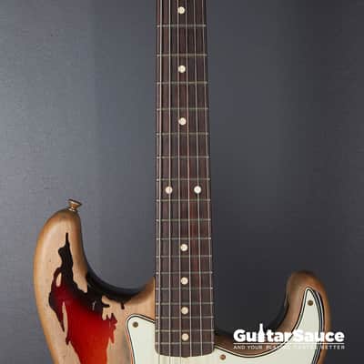 Fender Custom Shop Rory Gallagher Heavy Relic 3 Tone Sunburst 2021 Used (Cod. 1643UG) image 12