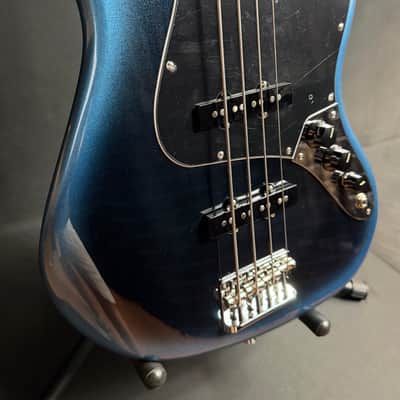 Fender American Professional II Jazz Bass Fretless 4-String Bass Guitar Dark Night w/ OHSC image 6