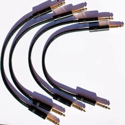 Van Damme & Neutrik Jack TRS Patch Cables | Custom | Van Damme XKE | Studio & Tour Grade | Braided image 1