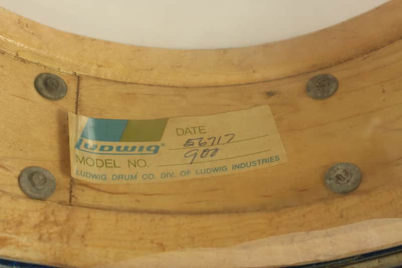 Ludwig No. 900 Super Classic 5x14" 8-Lug Snare Drum with P-87 Strainer 1969 - 1971 image 4