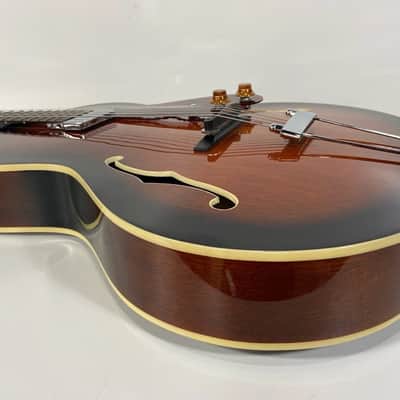 Aria Pro II FA-50E Full-Hollow Body Jazz Guitar - Tobacco Burst image 4
