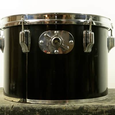 1970s Rogers 9x13 Jet Black Pearl Concert Tom image 3