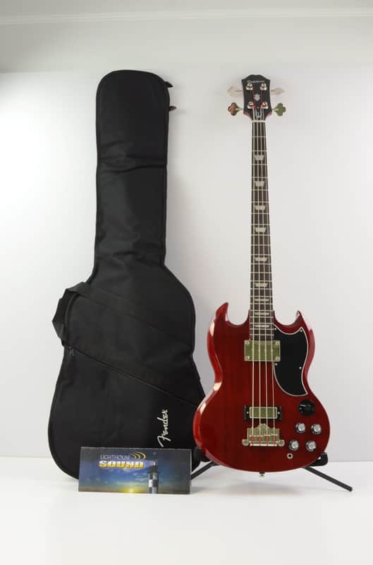 Epiphone EB-3 SG Bass Guitar - Heritage Cherry w/ Gig Bag image 1
