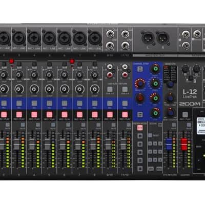 ZOOM LiveTrak L-12 12 Channel Digital Mixer And 12 Track Recorder image 1