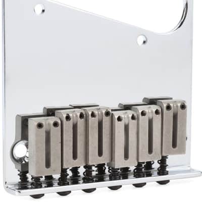 Fender 6-Saddle American Series Telecaster Bridge Assembly - Chrome image 2