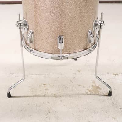 Rogers 14x14" Cleveland Holiday Floor Tom Drum Vintage 1960's Champaign Sparkle image 5