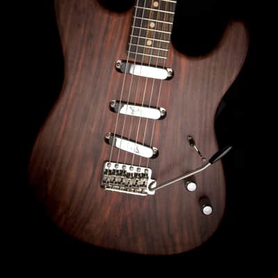 Custom Made Stratocaster - Extremely EXOTIC Rosewood Body w/Goncalo Alves & Macassar Ebony Neck image 8