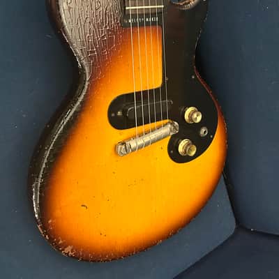 Vintage Gibson Melody Maker Singlecut 1960 1961 Sunburst Worn Les Paul Jr image 3
