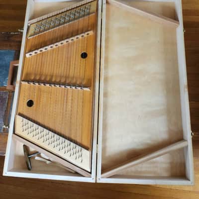 Handmade hammered dulcimer USA 12/11 1990s - natural image 2