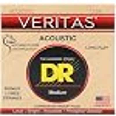 DR Strings VERITAS™ - Uncoated, Accurate Core Technology Acoustic Guitar Strings: Medium 13-56 image 3