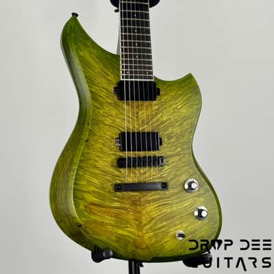 Dunable USA Custom Shop Yeti 7 7-String Electric Guitar w/ Case - Nuclear Burst image 3