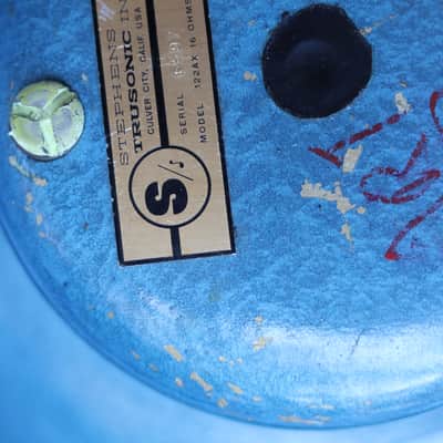 Stephens Trusonic 12" speaker 1960's - blue image 1
