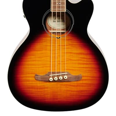 Fender FA450CE Acoustic Electric Bass Guitar 3 Color Sunburst image 3