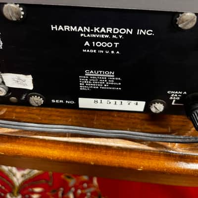 Harman Kardon A1000T Stereo Solid State Integrated Amplifier 1960s image 6