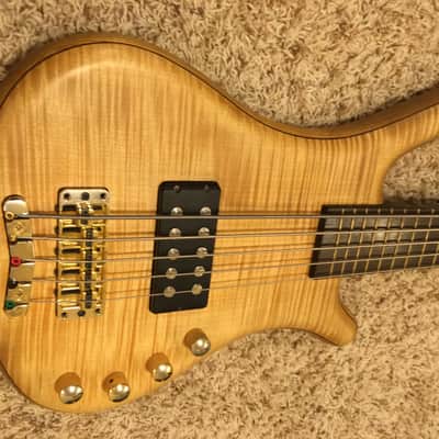 Warwick FNA 5 String Bass 1998 Natural (Wenge Neck / Fingerboard, OHSC) image 2