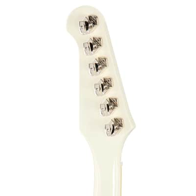 1963 Firebird V Left Handed Electric Guitar Polaris White image 6