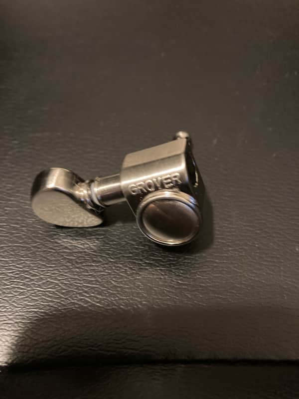 Grover 102 Vintage Rotomatic 3+3 Tuning Heads 2010s - brushed nickel image 1