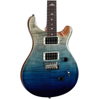 PRS Paul Reed Smith SE Custom 24 Limited Edition Electric Guitar (with Gig Bag), Blue Fade image 1