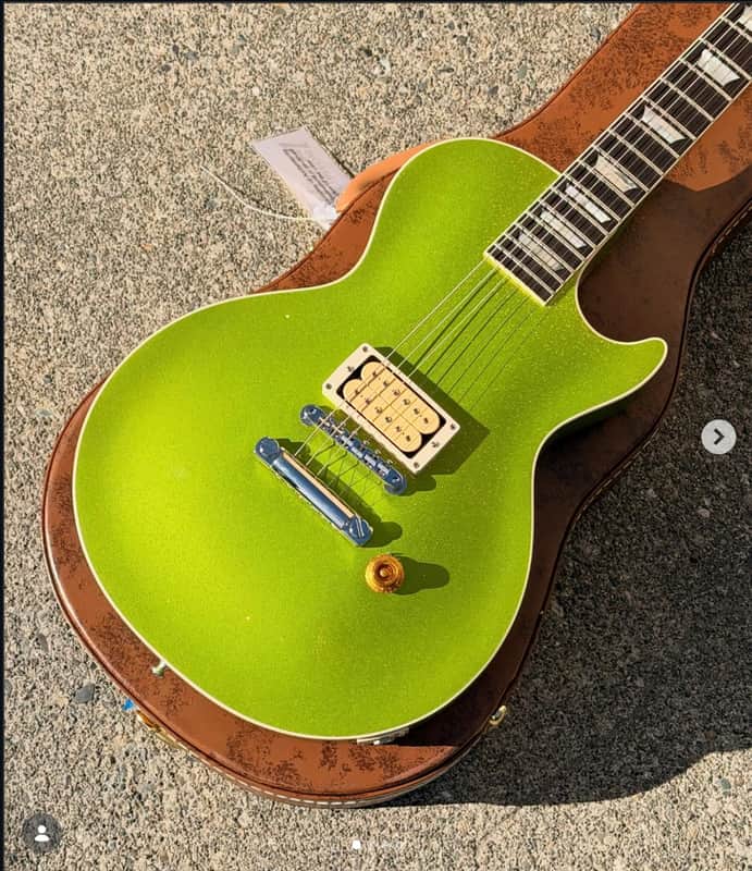 Custom Shop Special Order Stinger Series Les Paul ('59 Neck) in Gecko Green Sparkle