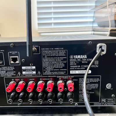 Yamaha TSR-5790 7.2-Ch Wi-Fi,BT,MusicCast,AirPlay Receiver w/ Remote, Set-Up Mic, AM/FM Antennas; Tested image 9