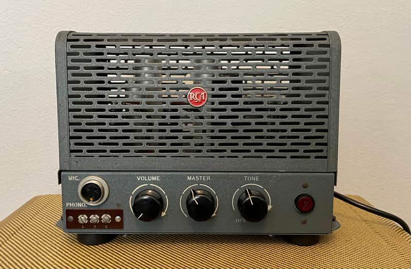 RCA MI-12236 Vintage Harmonica/Guitar Tube PA Head Amplifier image 1