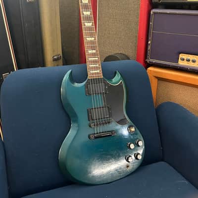 Gibson Vintage SG Showcase 1988 Metallic Blue RARE image 1