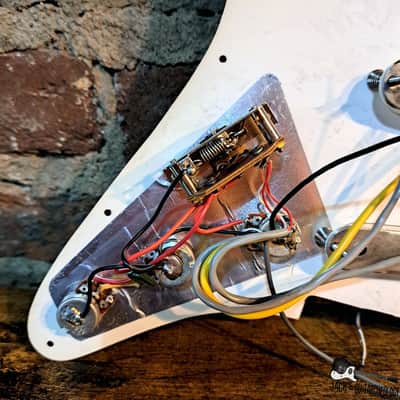 Lawsuit Era Loaded S-Style Pickguard (1970s - White) image 3