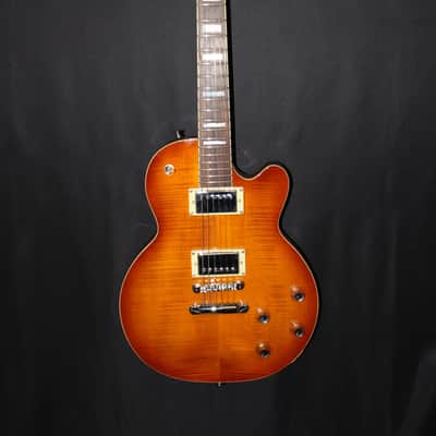Guild Bluesbird in iced tea burst W/Guild Harshell Case image 1