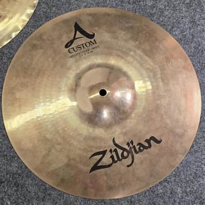 Used Zildjian A Custom Mastersound Hi Hat Cymbals 14" - Good image 2