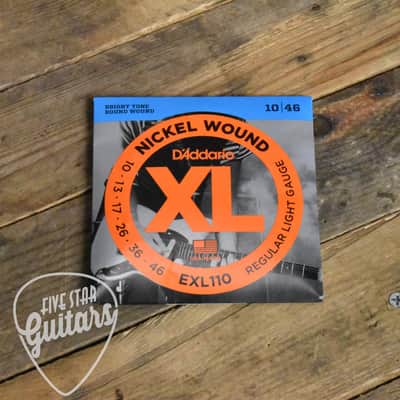 D'Addario EXL110 Nickel Wound Electric Guitar Strings 10-46 image 2