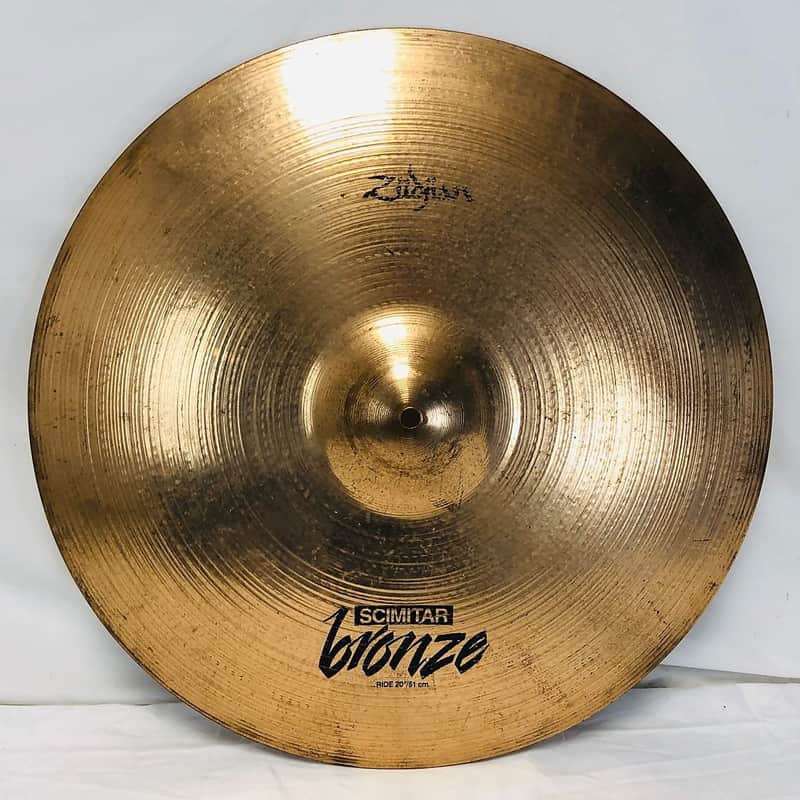 Zildjian 20" Scimitar Bronze Ride Cymbal 1989 - 1998 image 1