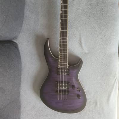 ESP LTD H3-1000 2018 - Present - See Thru Purple Sunburst image 4
