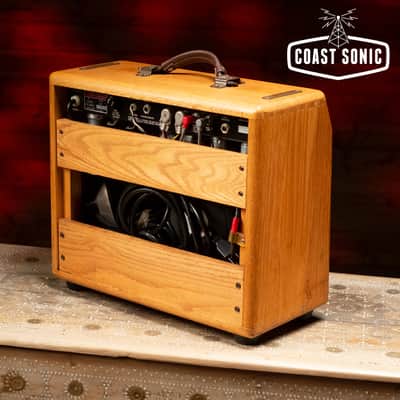RARE 1984 Fender Super Champ Pro Paul Rivera Solid Oak Cabinet image 9