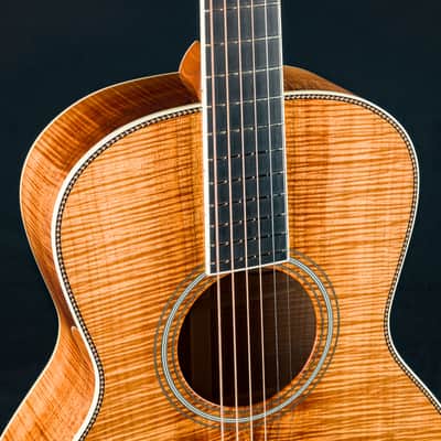 Bourgeois LDBO-12/S Custom All Flamed Koa 12-Fret with Slotted Headstock NEW image 7