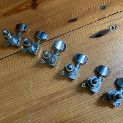 Fenix Young Chang Strat Stratocaster Guitar Original Tuners Machine Heads Korea image 6