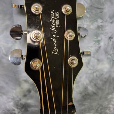 Used Randy Jackson 2014 Limited Edition Studio Series Black Acoustic Electric Guitar Pro Setup New Strings Luthier Project image 8