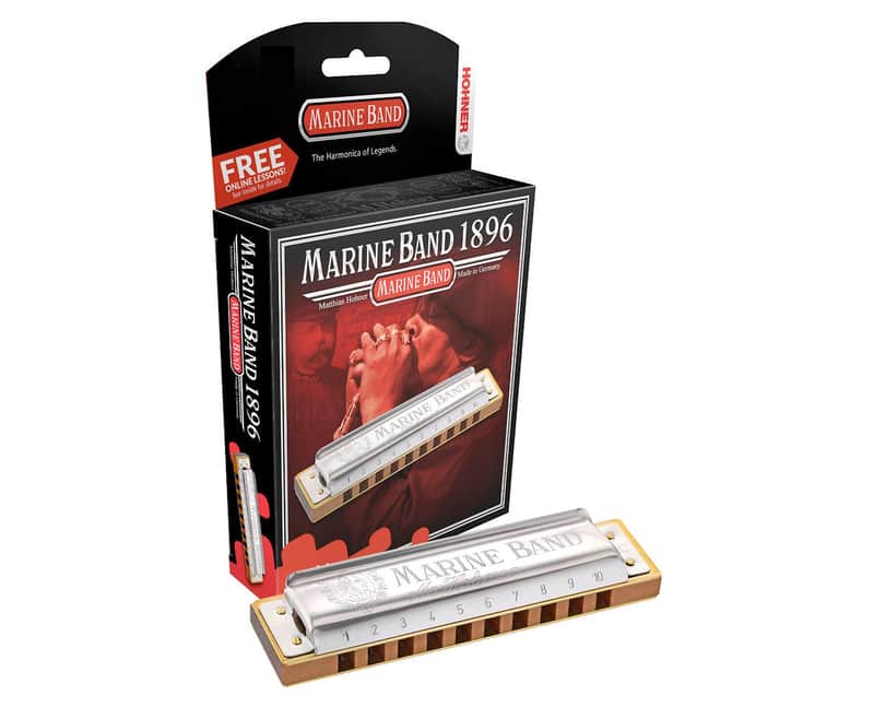 Hohner 1896BX-G Marine Band 1896 Classic Harmonica - Key of G image 1
