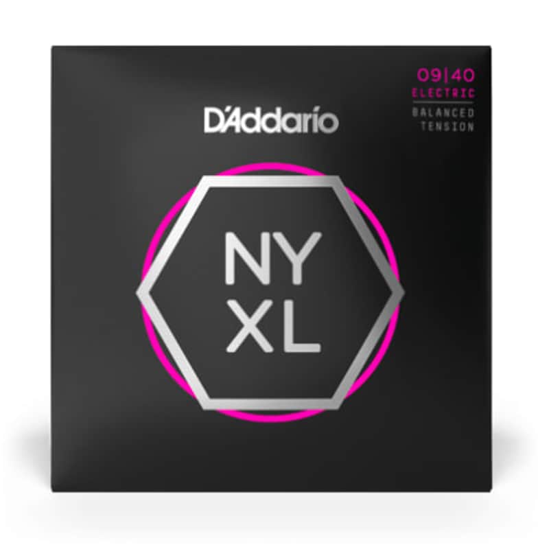 D'Addario NYXL0940 Nickel Wound Electric Guitar Strings Super Light Balanced Tension 9-40 image 1