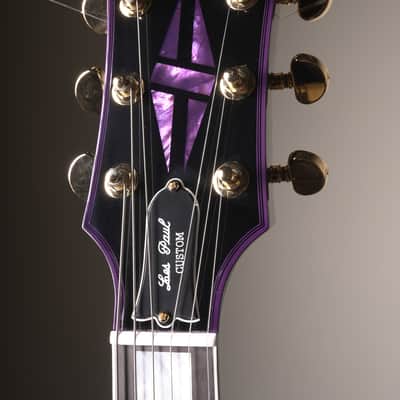 Gibson Custom Shop "Dealer Select" Les Paul Custom Electric Guitar - Purple Widow Burst incl. OHSC image 6