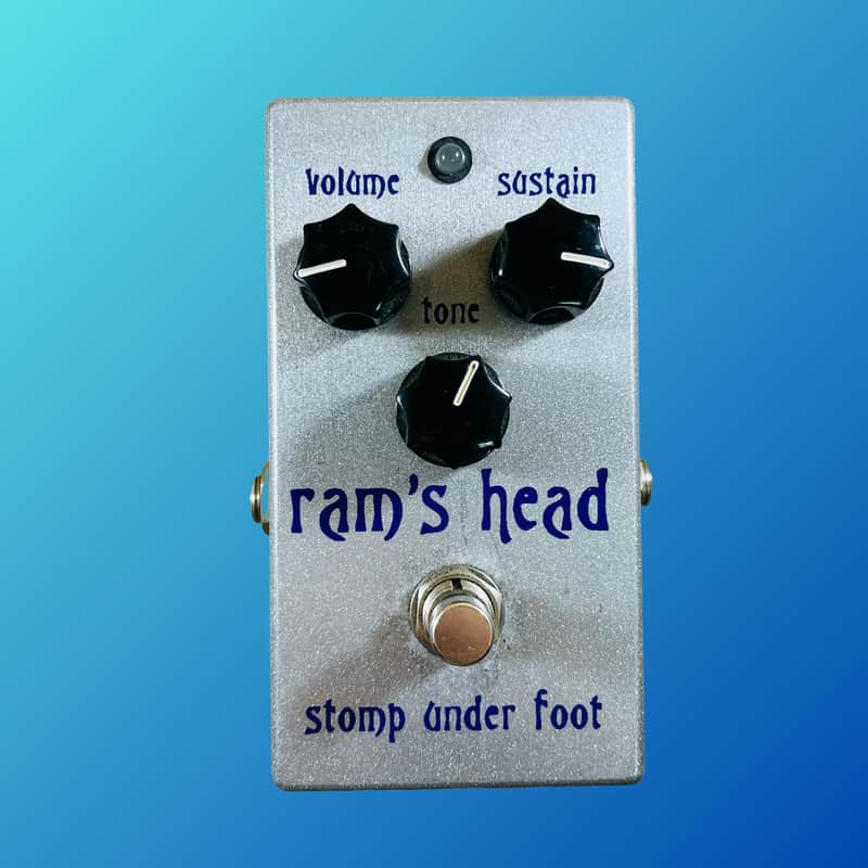 Stomp Under Foot Ram's Head (Violet Version) Fuzz Pedal image 1