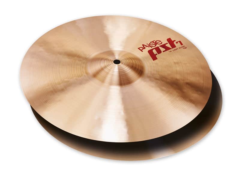 Paiste PST 7 14 inch Light Hi-Hat Cymbals image 1