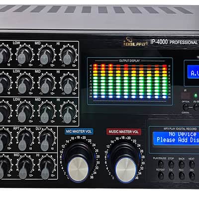 IDOLpro IP-4000 3000W Recording/Bluetooth/HDMI/Optical Professional Console Mixing Amplifier New image 1