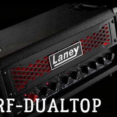 Laney IRF Dualtop Guitar Amplifier Head (60 Watts), New, Free Shipping, Authorized Dealer image 1