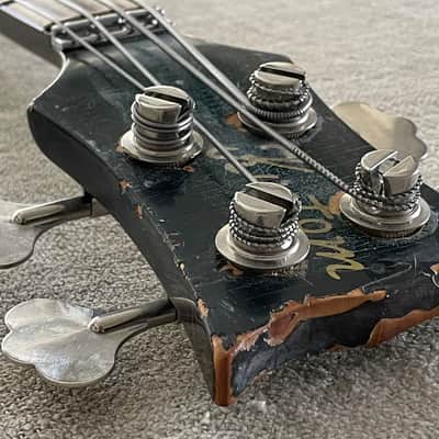 Vintage 1968 Kustom USA K200 Bass Wineburst Finish w Dearmond Pickups + Original Case Rare Model image 6