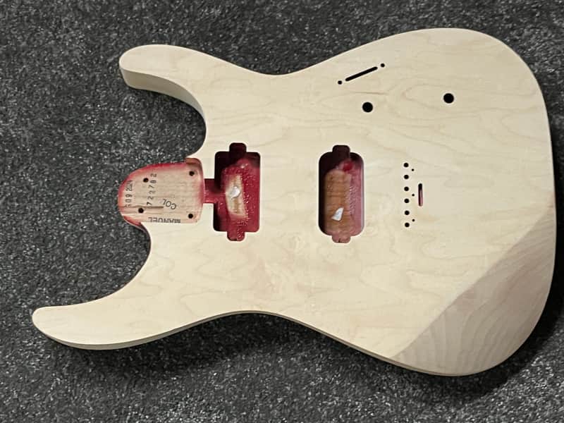 Jackson American Virtuoso guitar body unfinished USA